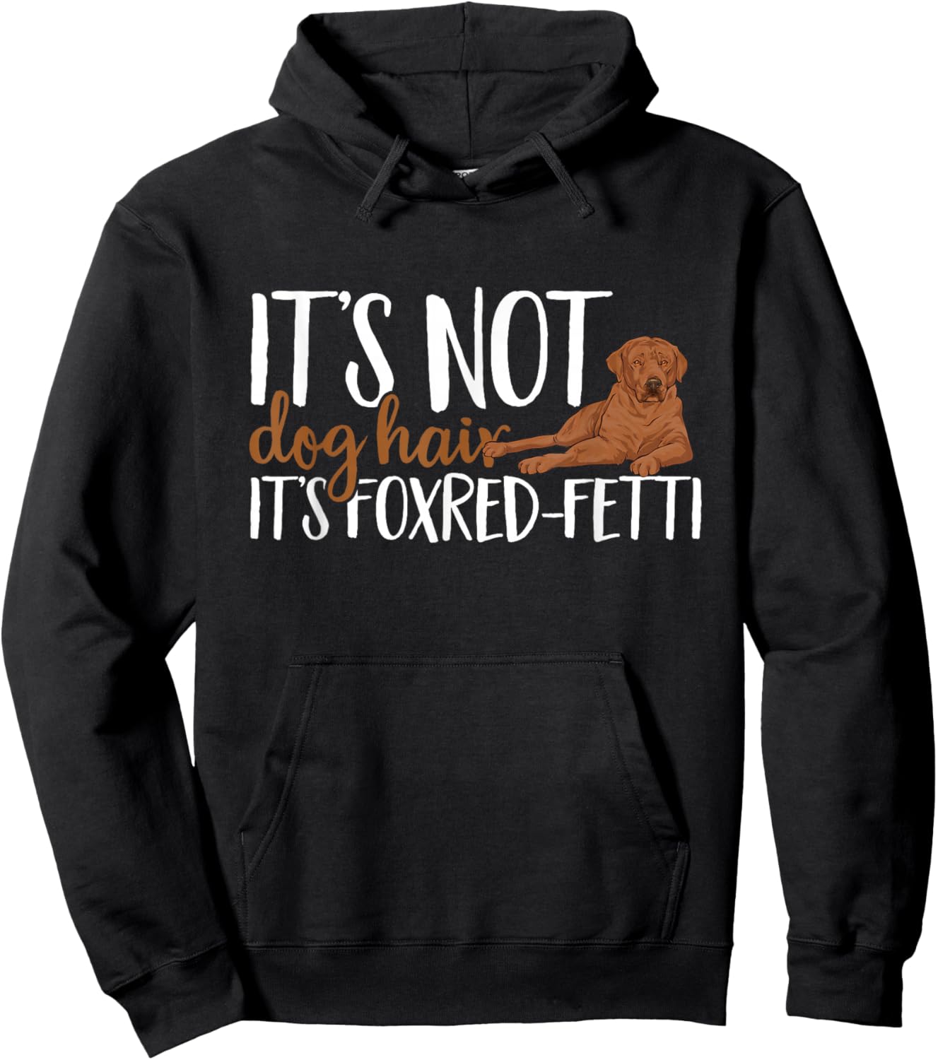 Foxred Labrador Retriever Hoodie - Hoodie | Black