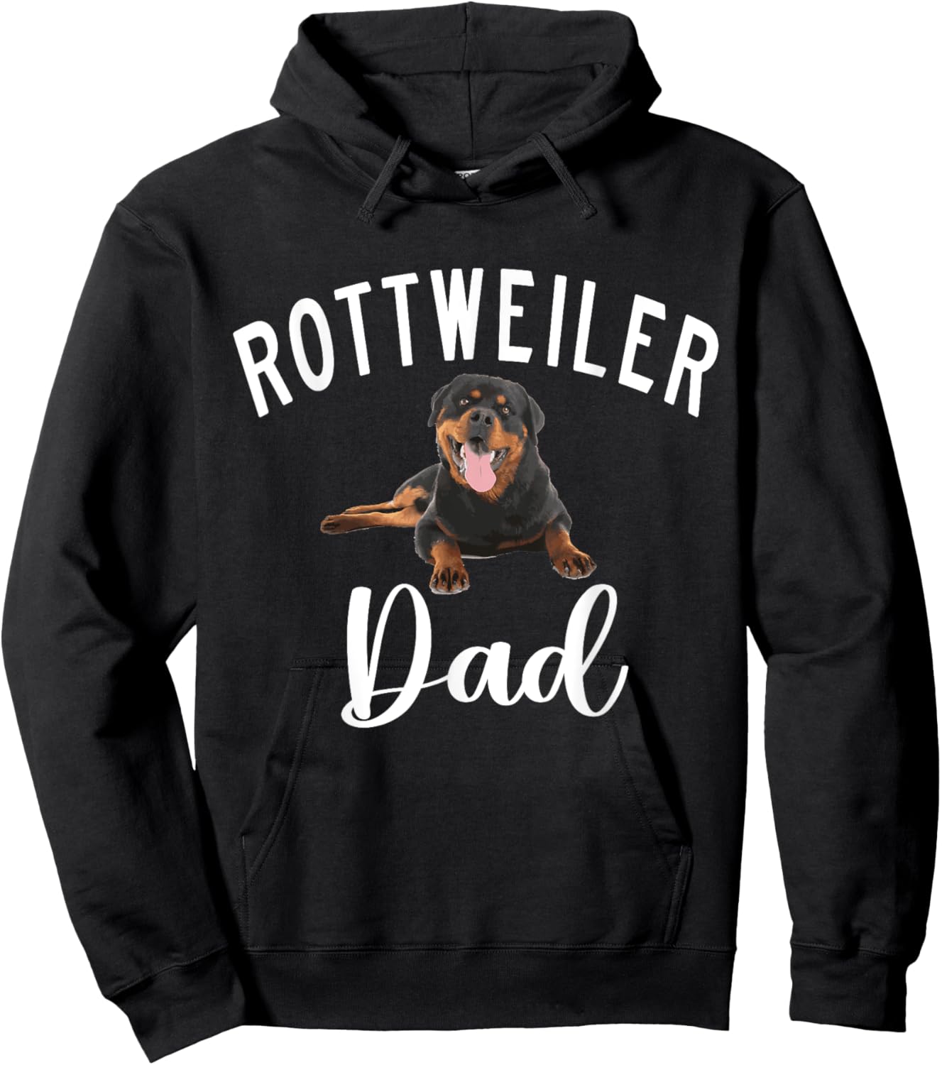 Rottweiler Dad Hoodie - Hoodie | Black