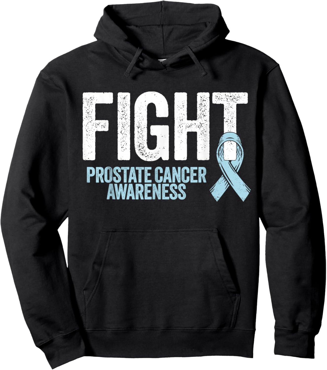 Prostate Cancer Warrior Fight Prostate Cancer Awareness Hoodie - Hoodie | Black