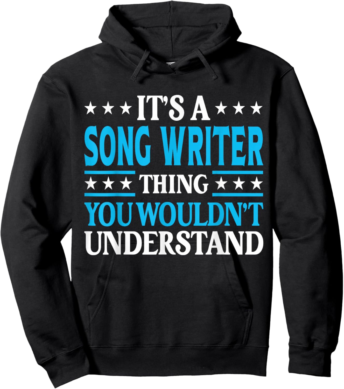 Song Writer Thing Job Title Employee Funny Song Writer Hoodie - Hoodie | Black