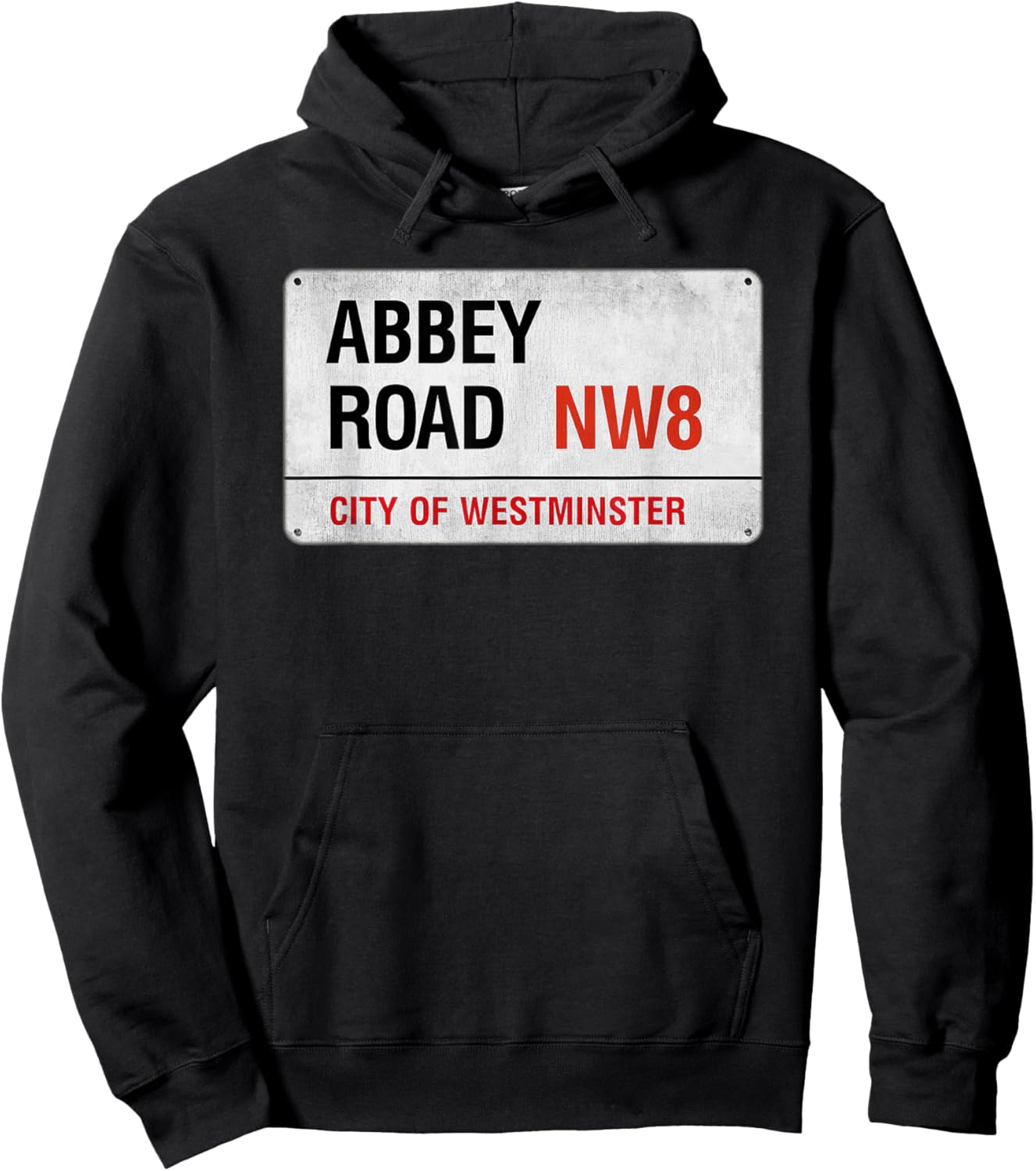 London Tourist Abbey Road NW8 Hoodie - Hoodie | Black