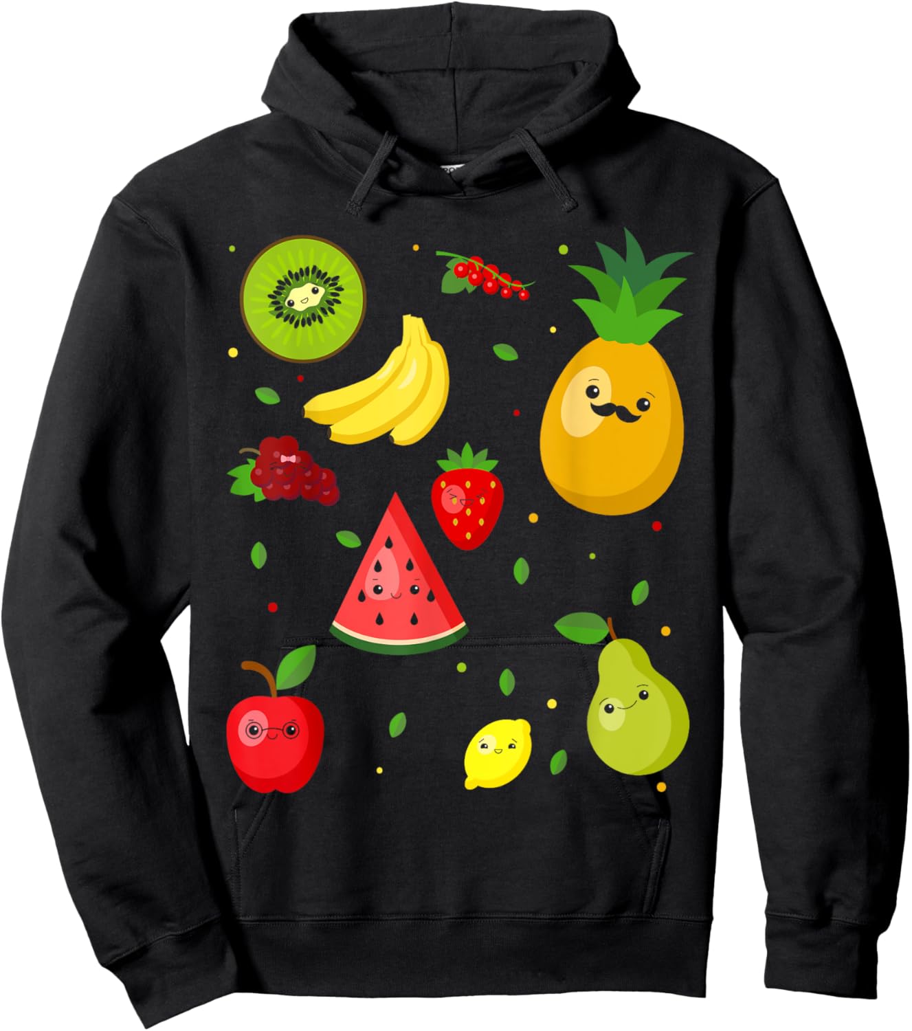 Fruits Costume Cute Fruit Salad Men Women Couples Hoodie - Hoodie | Black