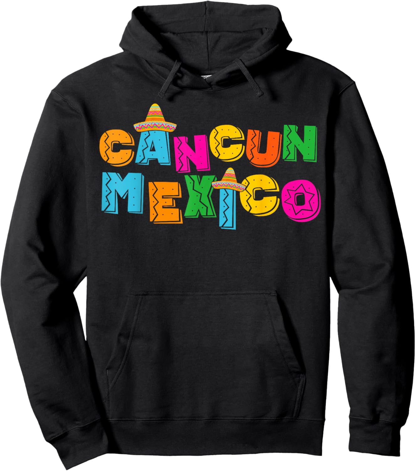 Cancun Mexico Hoodie - Hoodie | Black