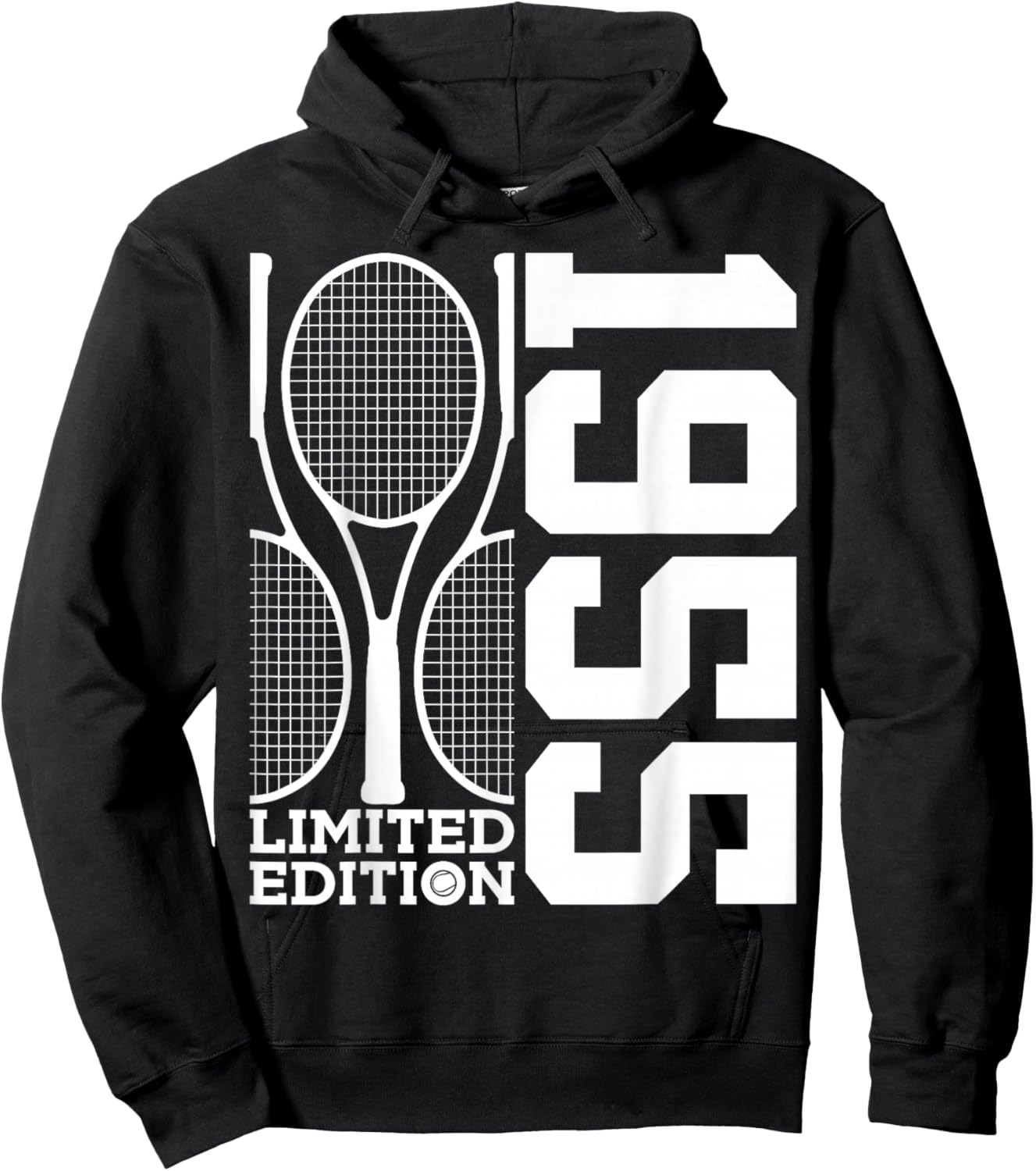 71st BIRTHDAY TENNIS LIMITED EDITION 1955 Hoodie - Hoodie | Black