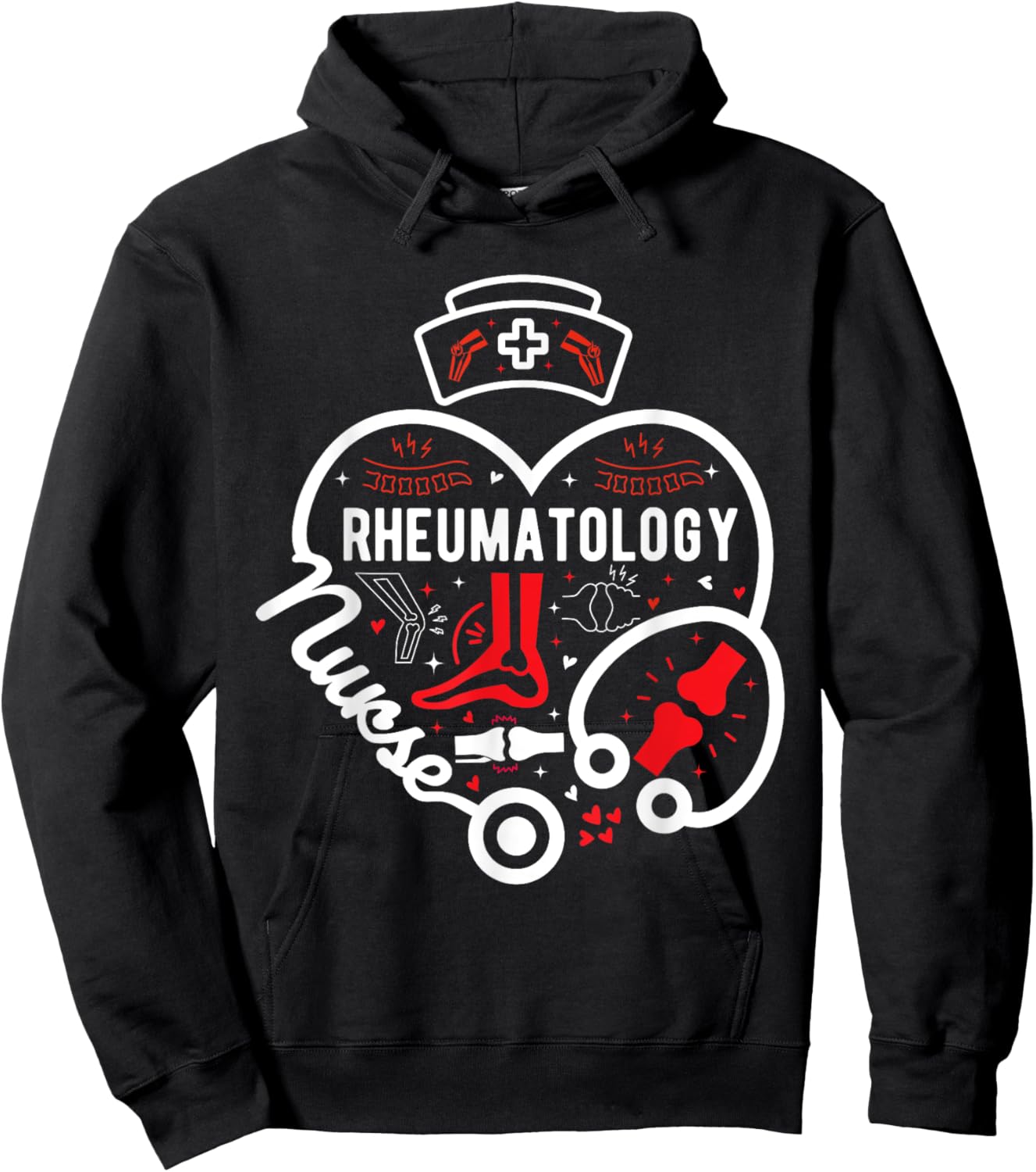 Funny Rheumatology Nurse Gifts For Rheumatologist Hoodie - Hoodie | Black