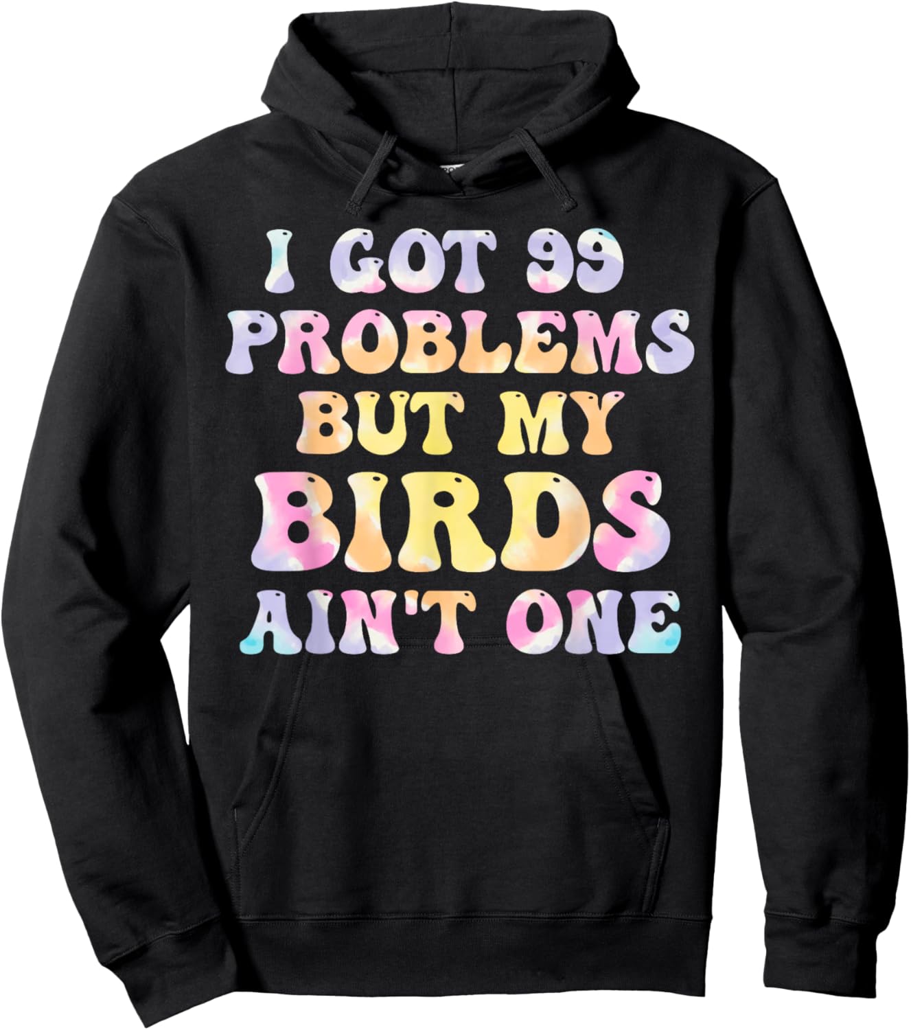 I Got 99 Problems But My Birds Ain't One Humor Problems Hoodie - Hoodie | Black
