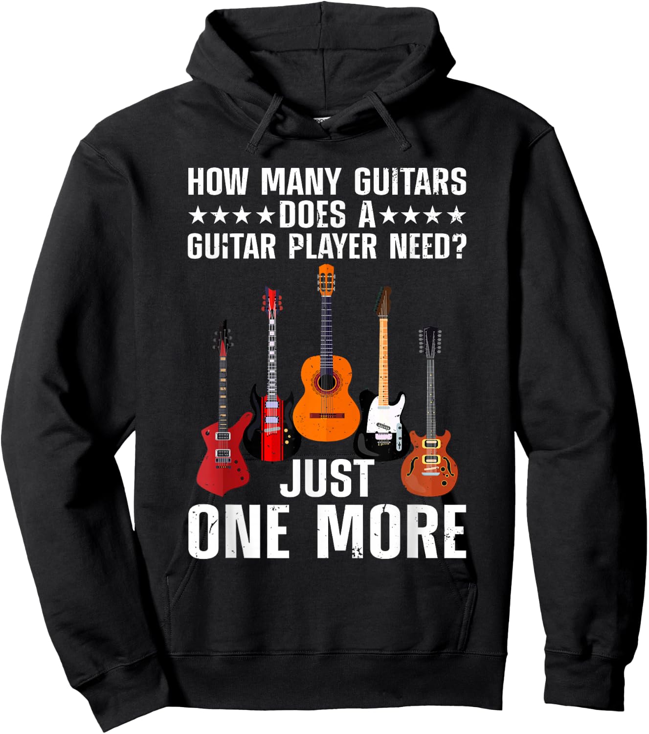 Funny Guitar Player Art Women Guitarist Guitar Lover Hoodie - Hoodie | Black