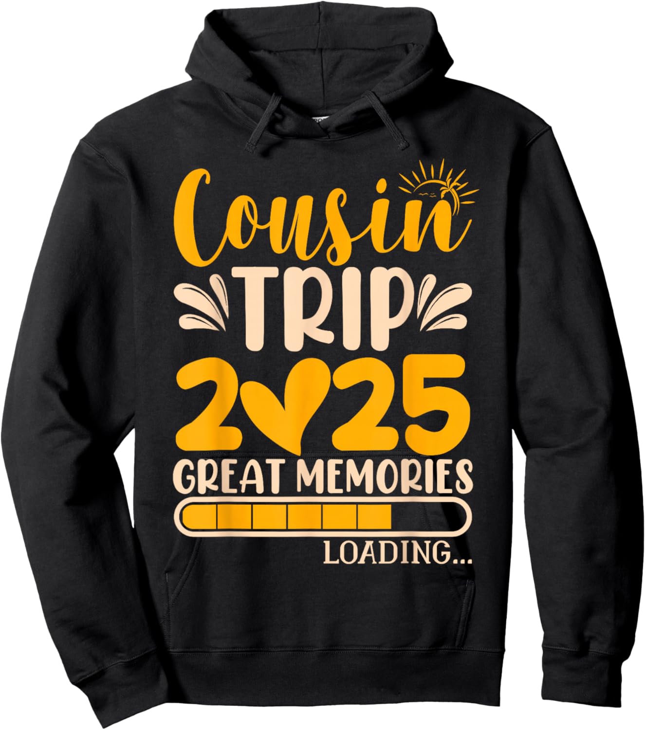 Cousin Trip 2025 | Matching Cousin Trip Hoodie - Hoodie | Black