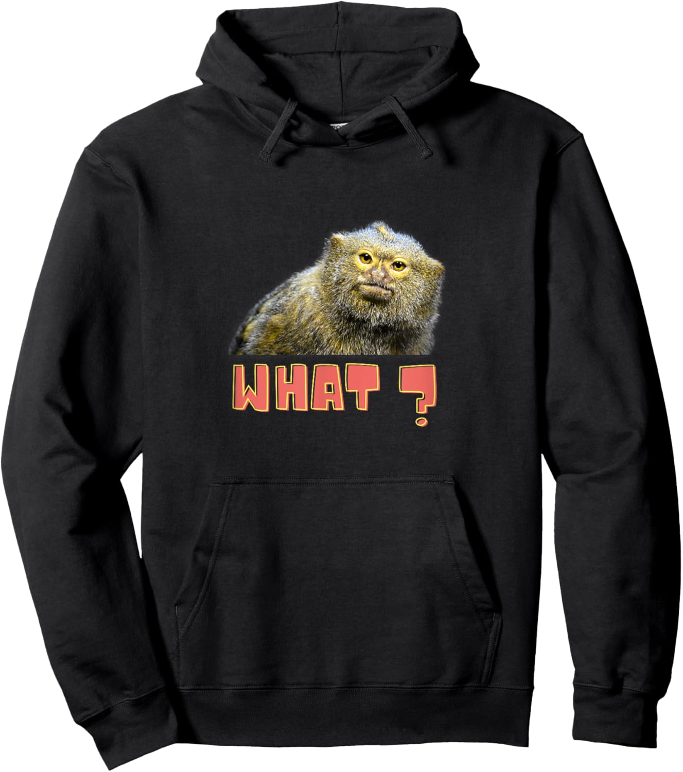 Dwarf Silk Monkey Men's Women's Hoodie - Hoodie | Black