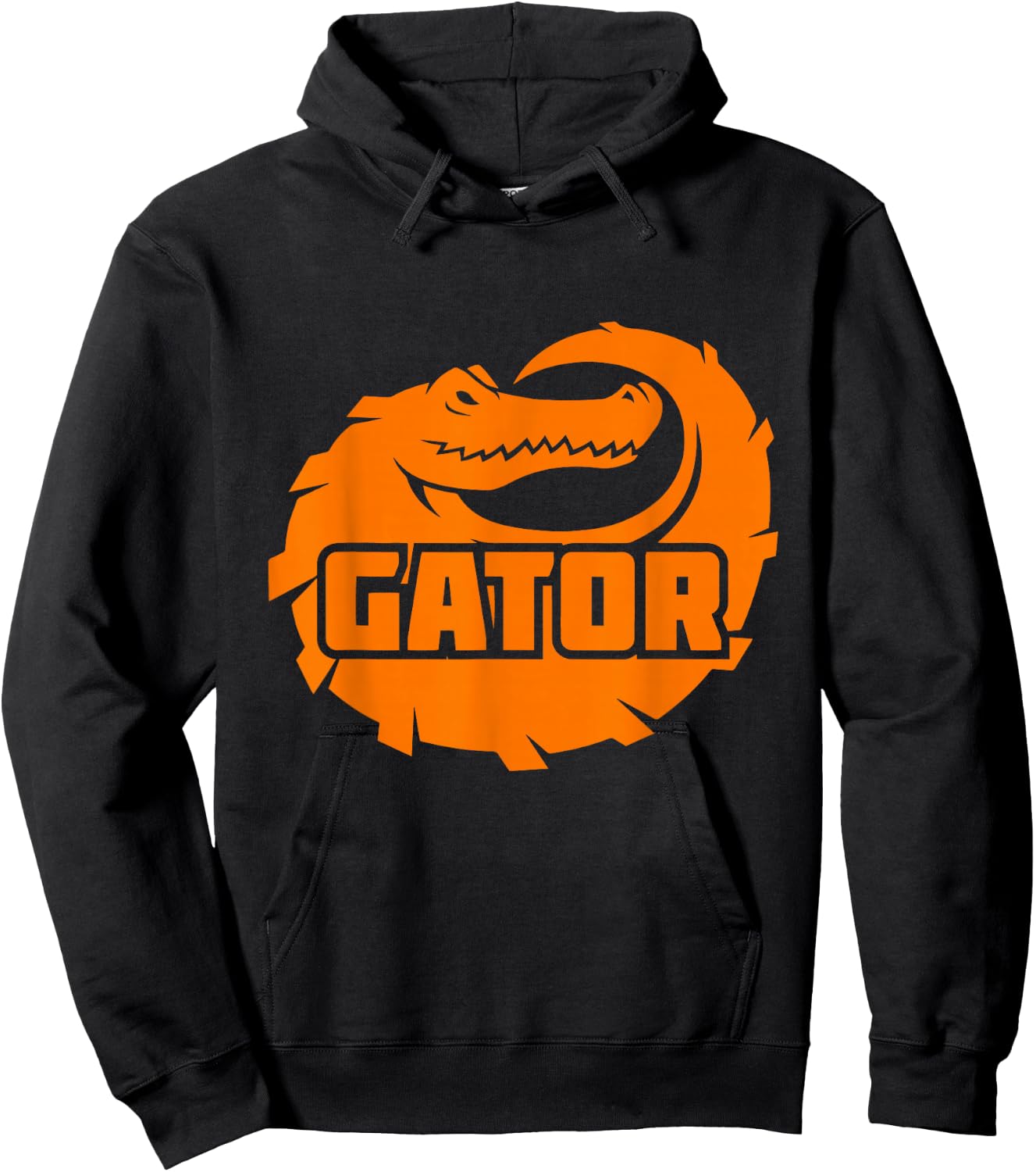 Gator Orange Alligator Hoodie - Hoodie | Black