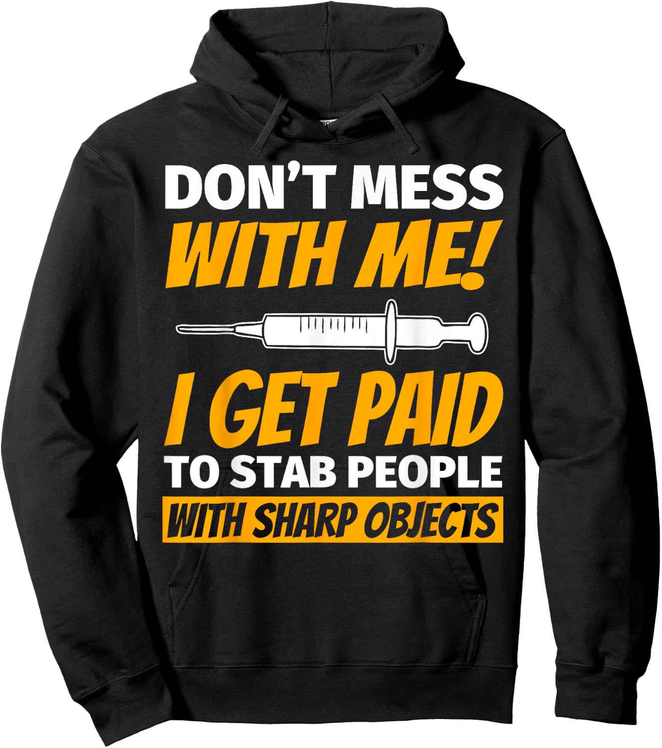 Phlebotomy For Phlebotomist Funny Hoodie - Hoodie | Black