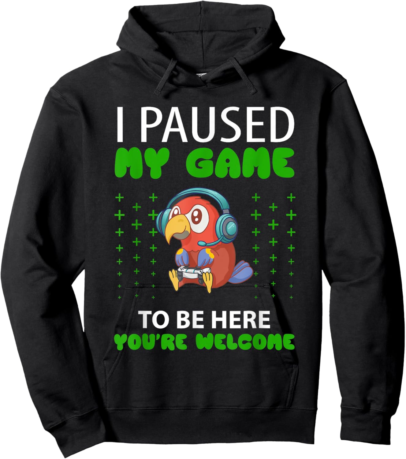 Owl Gamer Video Game Gaming Hoodie - Hoodie | Black