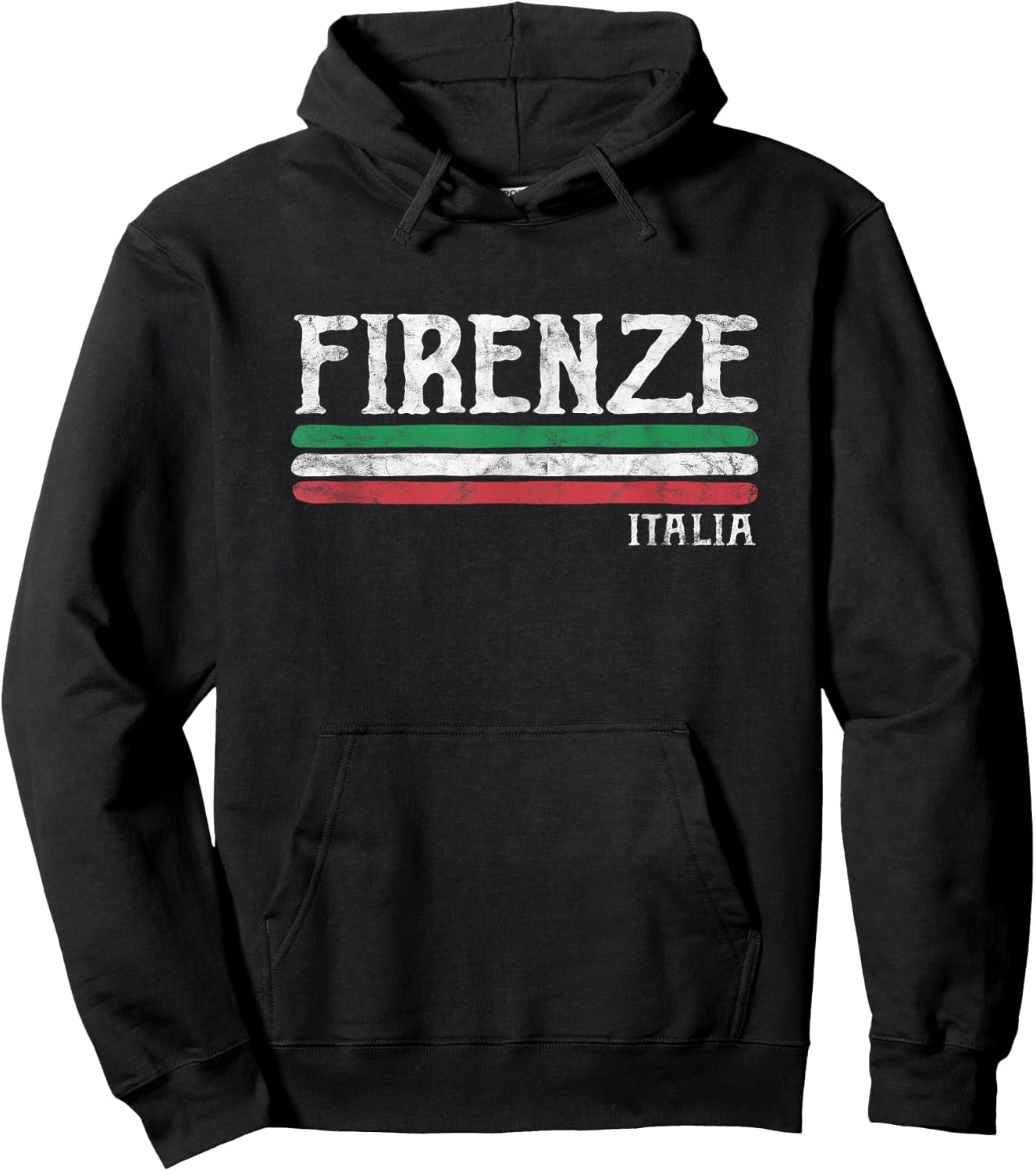 Florence Italy Italian Flag Souvenirs Gift Hoodie - Hoodie | Black