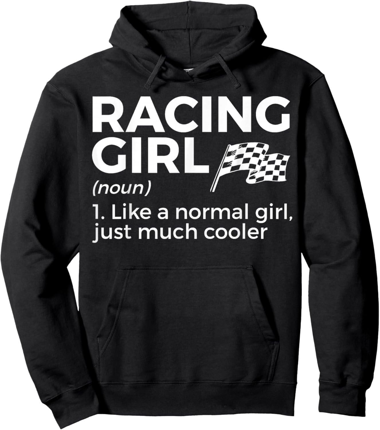 Racing Girl Definition für Rennauto-Partys Hoodie - Hoodie | Black