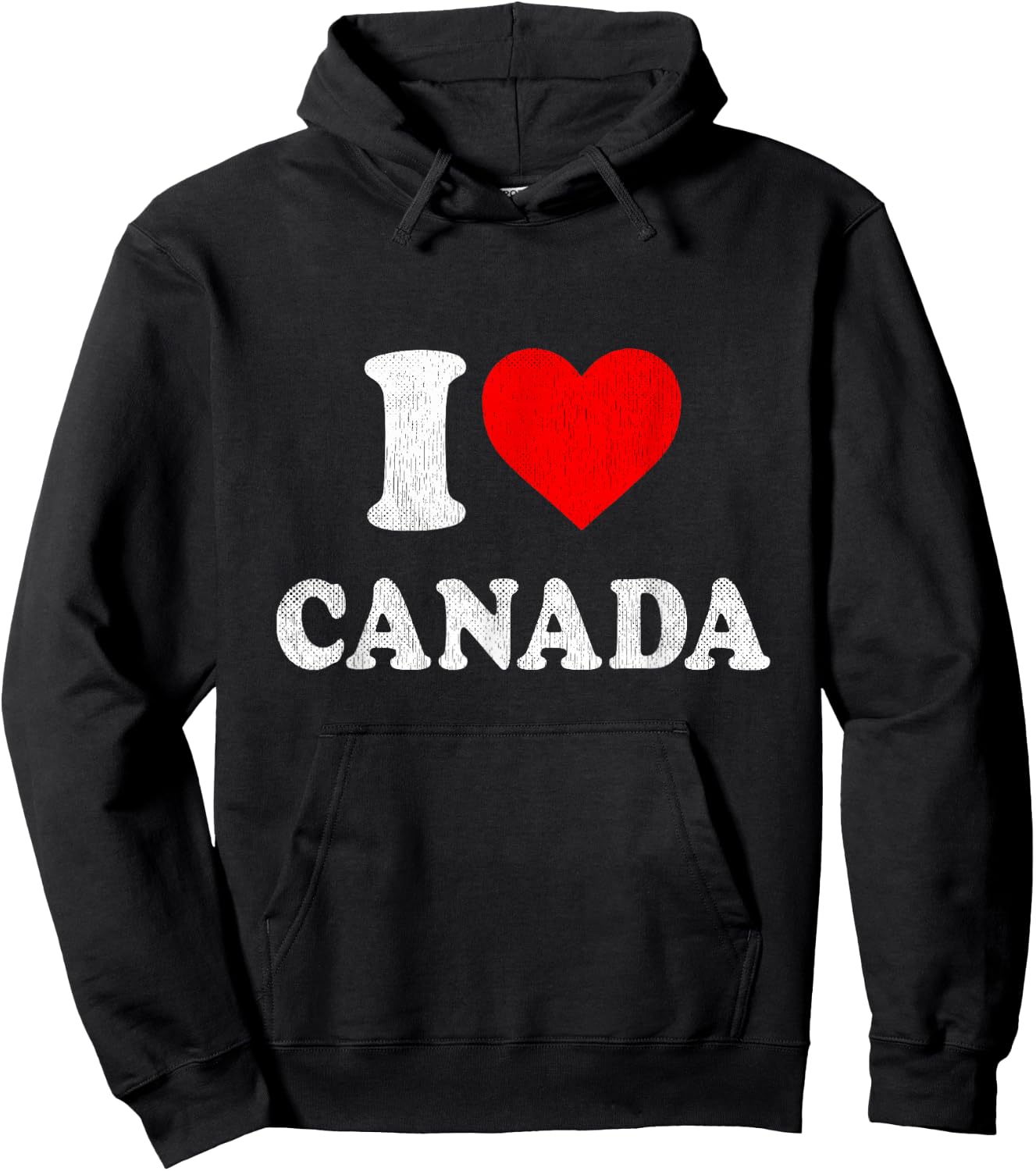I Love Canada Souvenir I Heart Canada Hoodie - Hoodie | Black