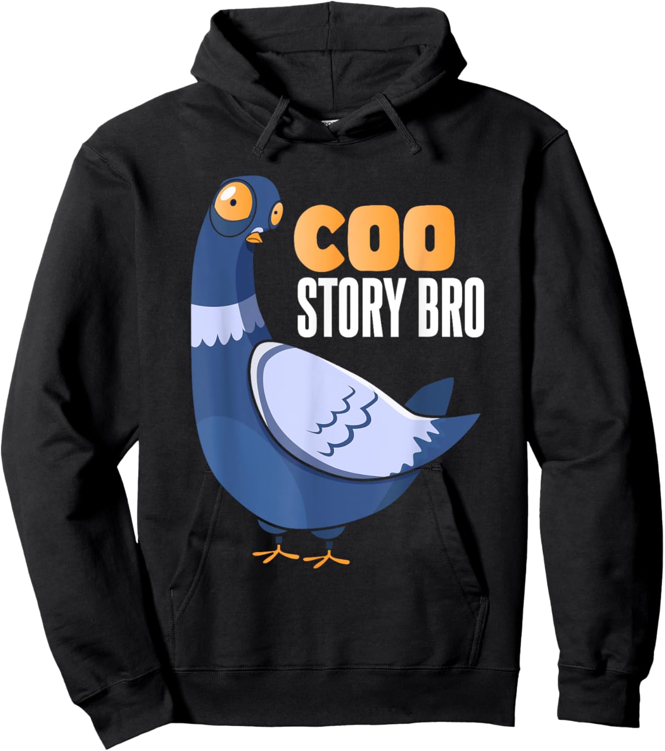 Funny Pigeon Lover Hoodie - Hoodie | Black