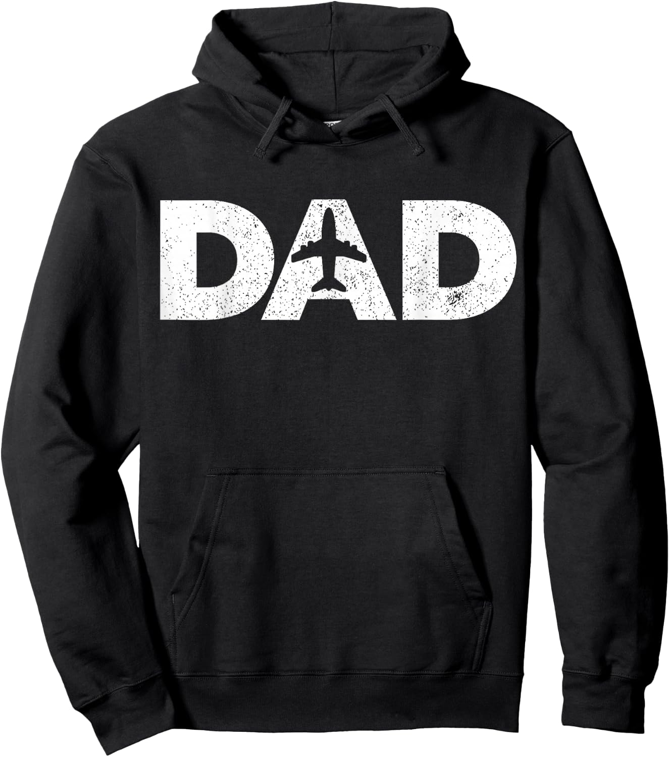 Pilot Dad Father's Day Gift Airplane and Aviation Lover Hoodie - Hoodie | Black