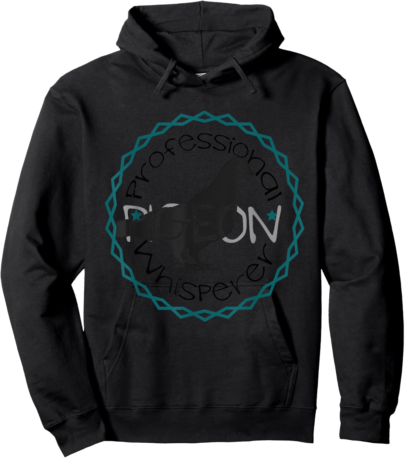 Funny Pigeon Bird Lover Professional Pigeon Whisperer Hoodie - Hoodie | Black