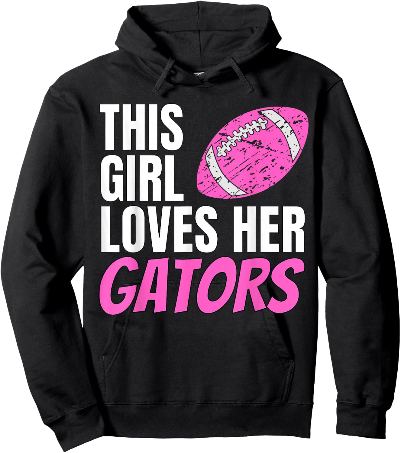 This Girl Loves Her Gators Hoodie - Hoodie | Black