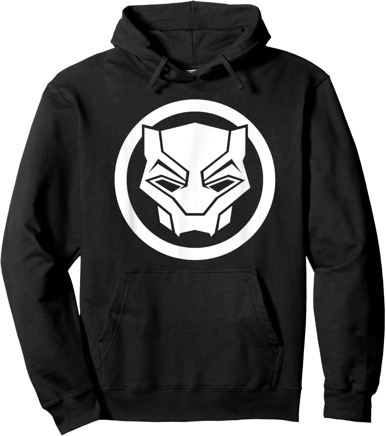 Marvel Black Panther: Wakanda Forever Simple Panther Logo Hoodie - Hoodie | Black