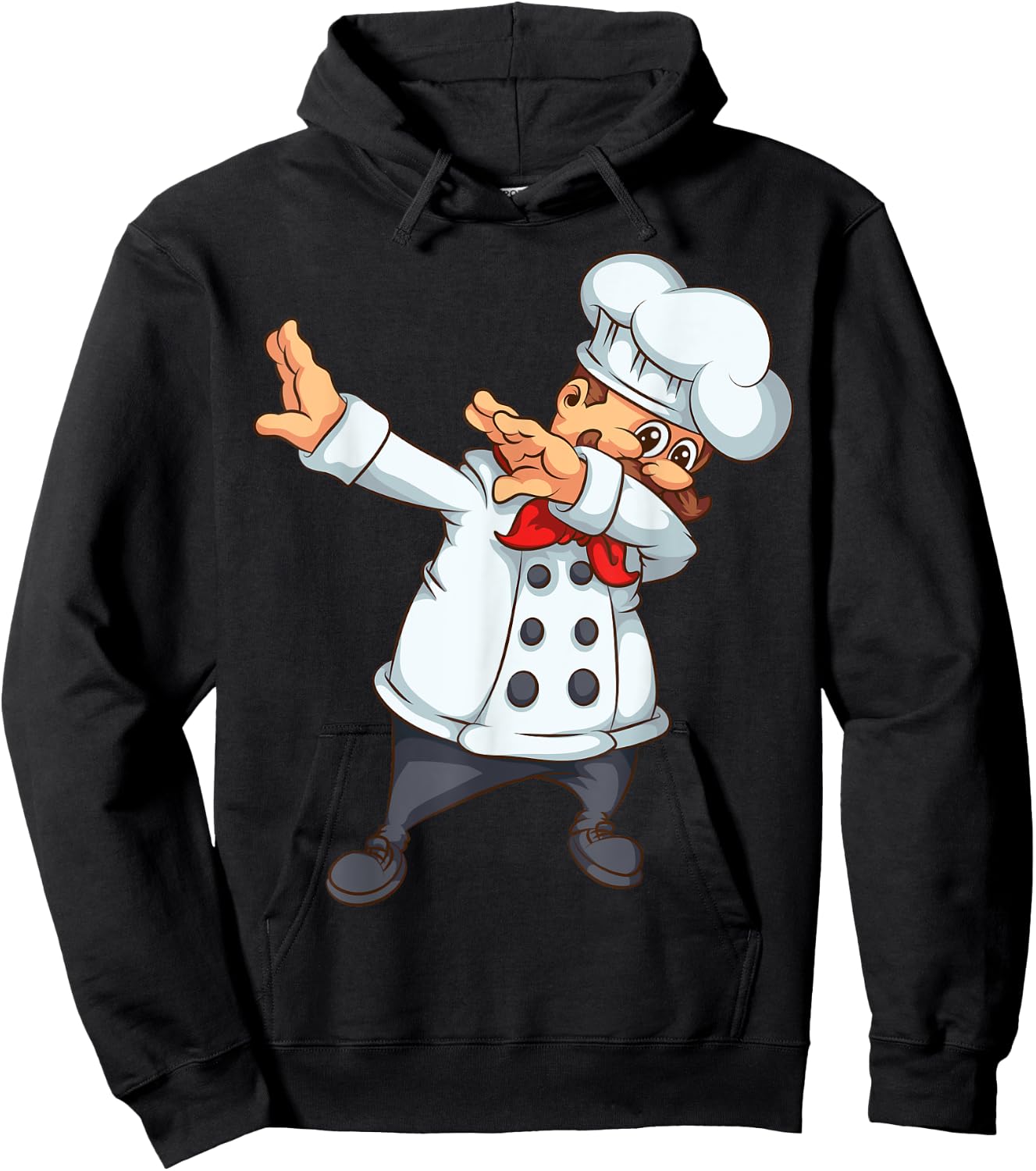 Cute Dabbing Chef | Funny Dab Dance Pastry Cook Food Gift Hoodie - Hoodie | Black