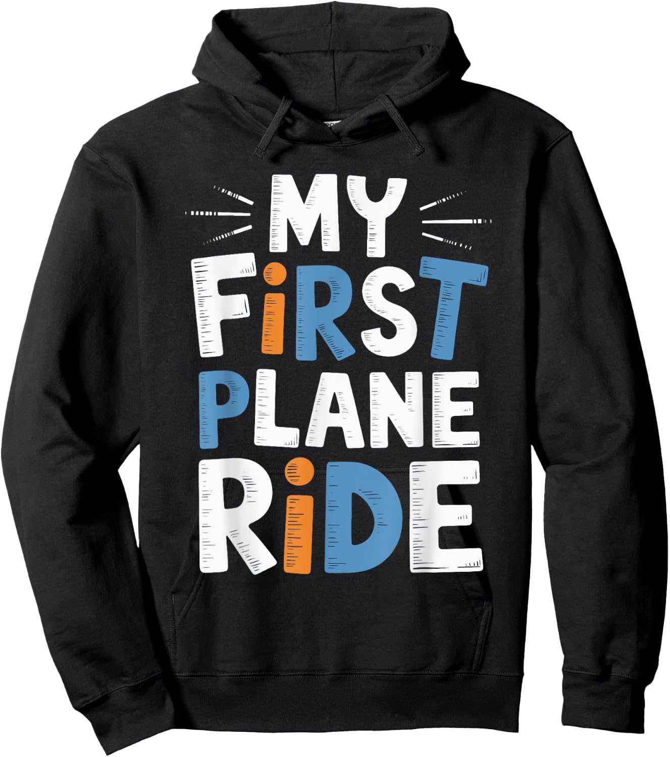 My First Plane Ride Hoodie - Hoodie | Black