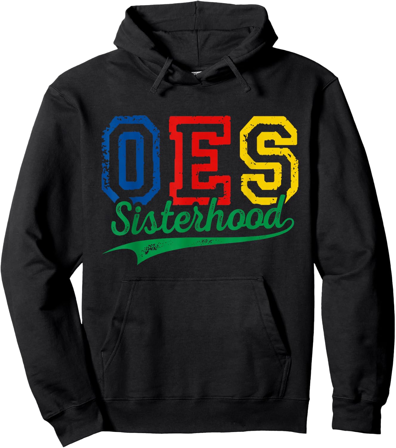 OES Sisterhood Order Of The Eastern Star Funny Mother's Day Hoodie - Hoodie | Black