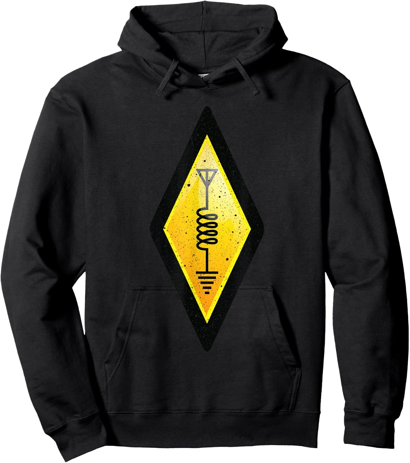 Funny Ham Radio Art Women Ham Operator Amateur Radio Hoodie - Hoodie | Black