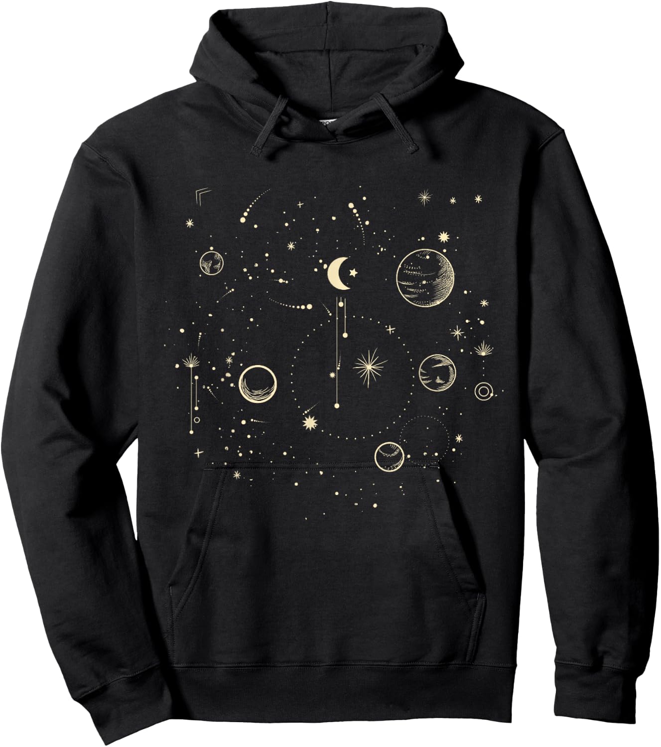 Astronomy Stars Sun Moon Planets Astronaut Cosmonauts Gift Hoodie - Hoodie | Black