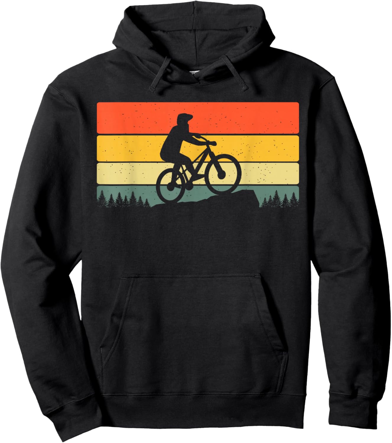 Mountain Bike Design For mountain biking Lover Hoodie - Hoodie | Black