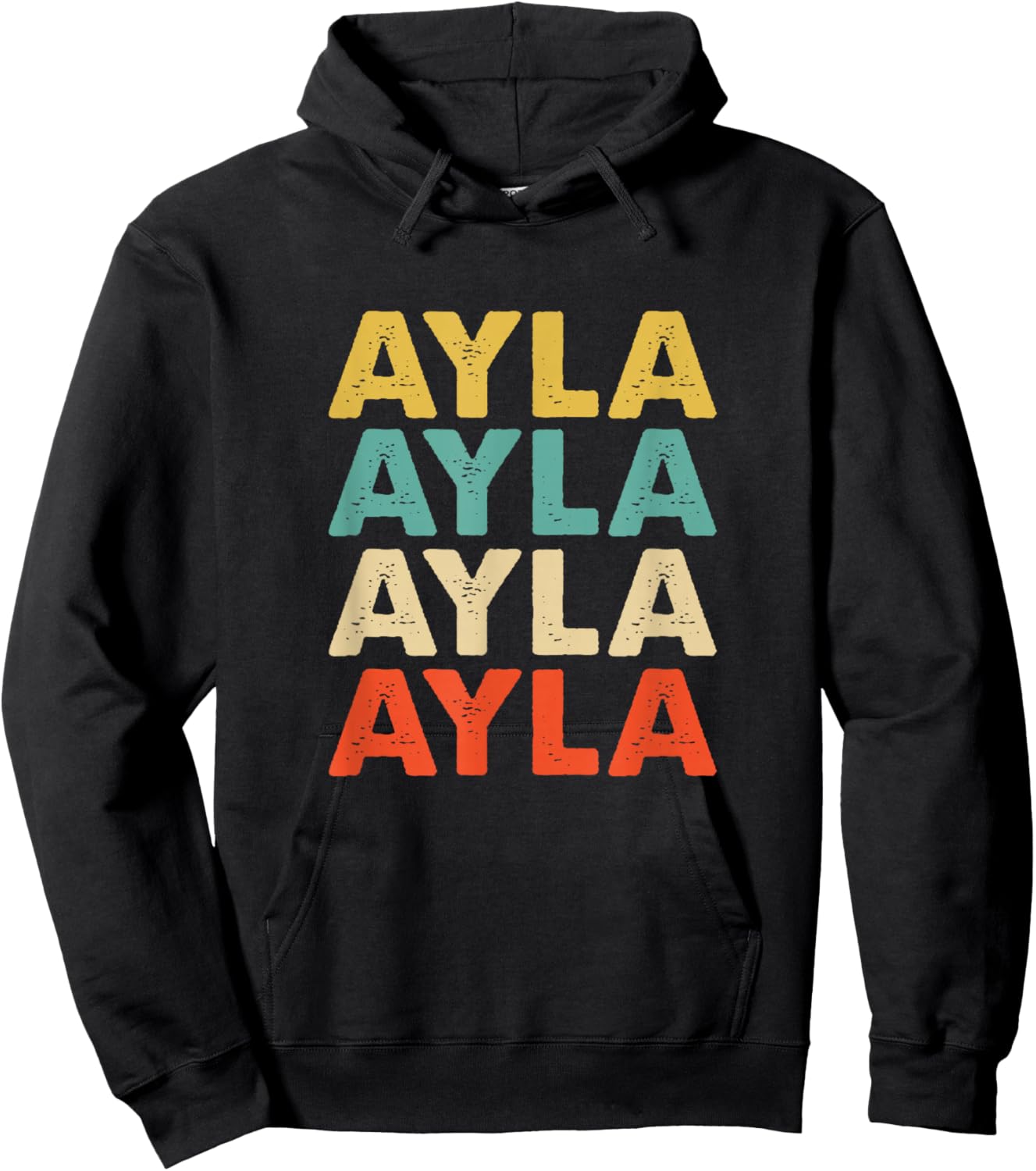 Ayla Name Hoodie - Hoodie | Black