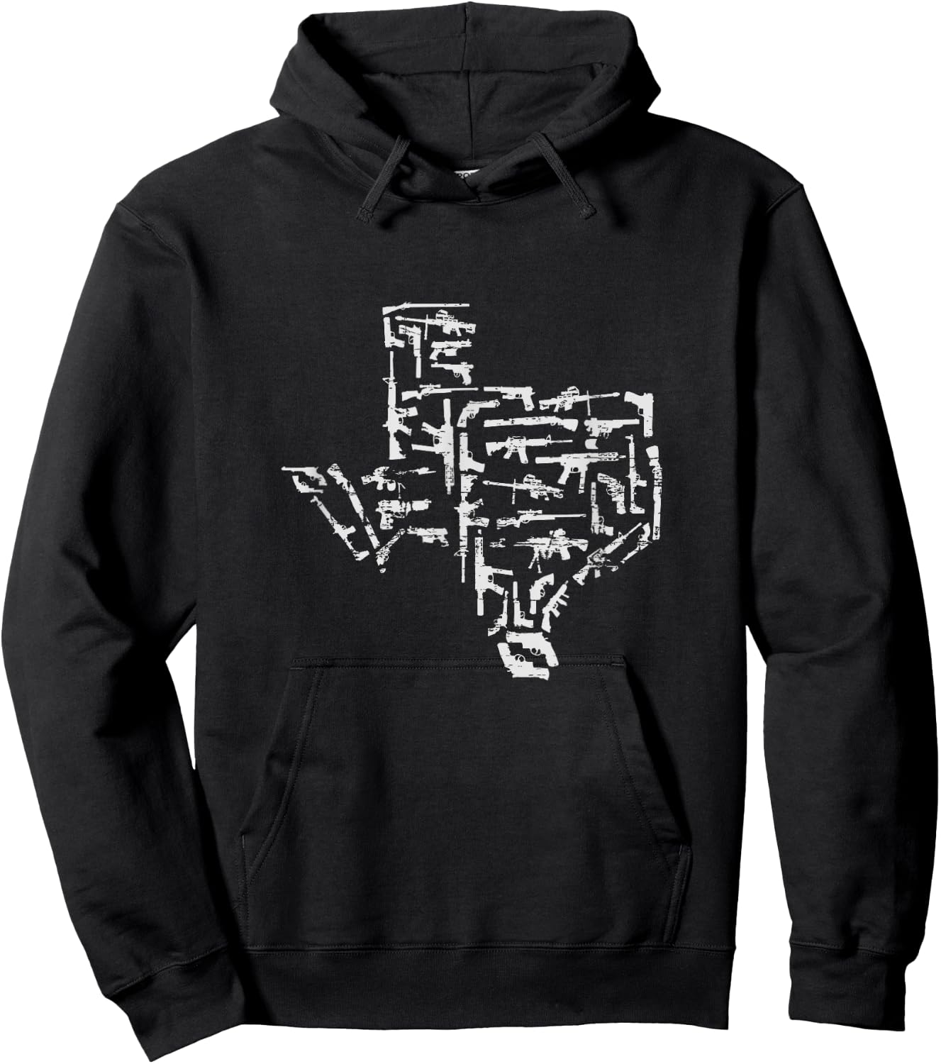 Patriotic Texan Guns USA Gift Texas Hoodie - Hoodie | Black