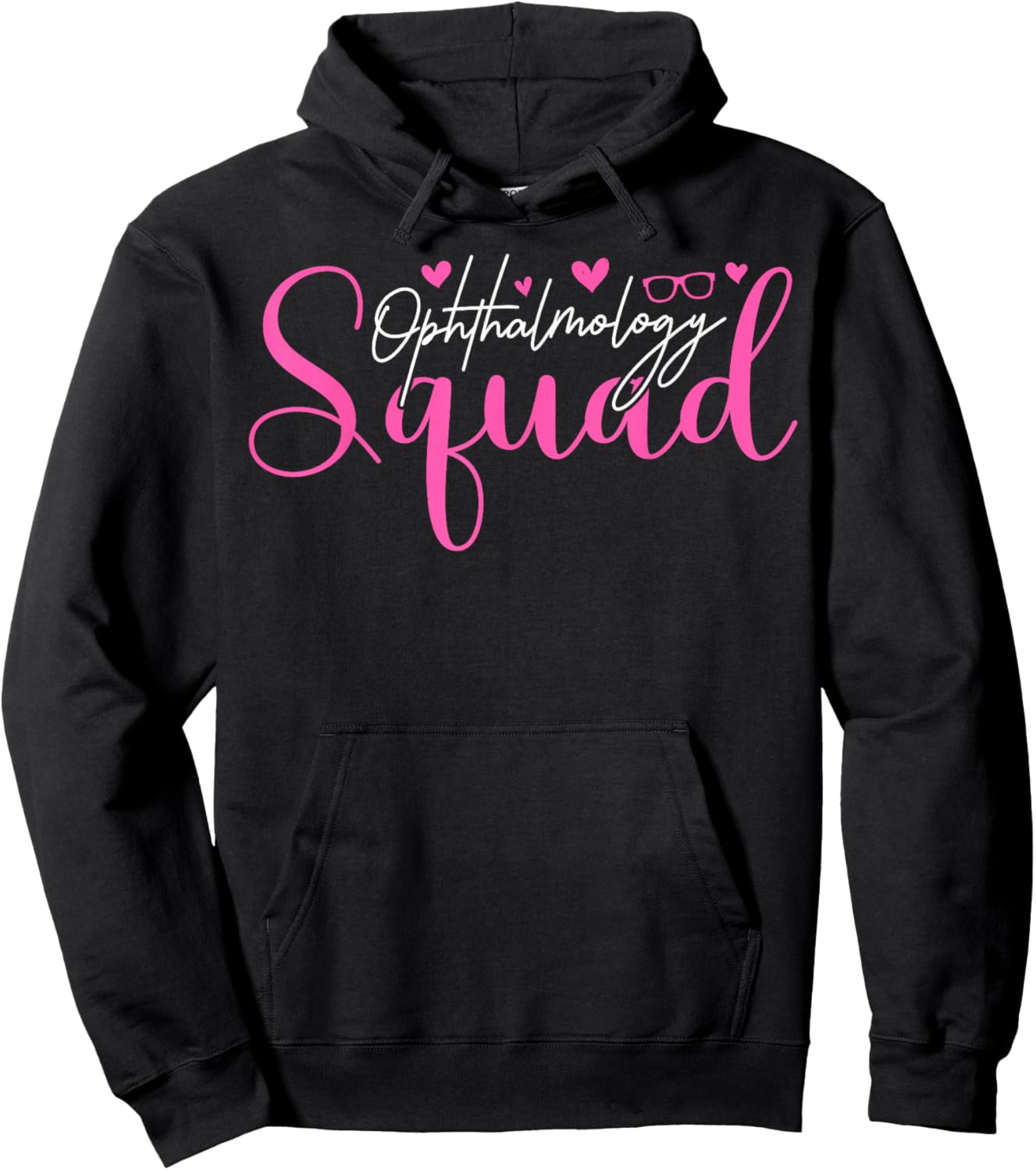 Cute Ophthalmology Squad Ophthalmic Technician Hoodie - Hoodie | Black