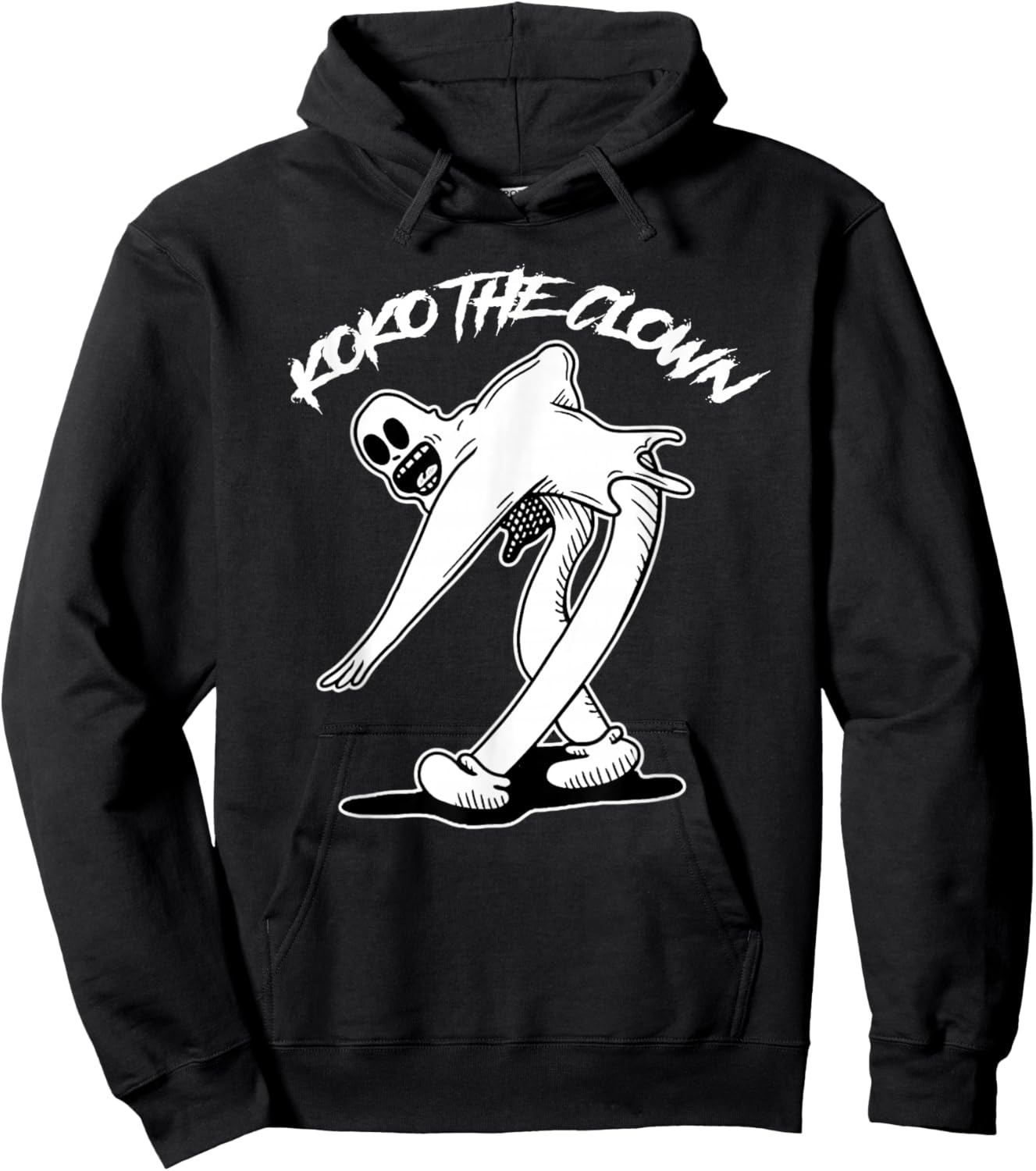 Koko the Clown Ghost Gothic Hoodie - Hoodie | Black