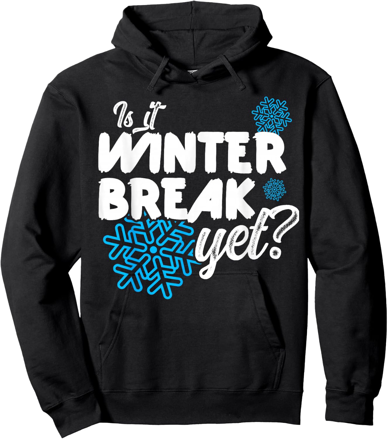 Is it already a winter break Hoodie - Hoodie | Black