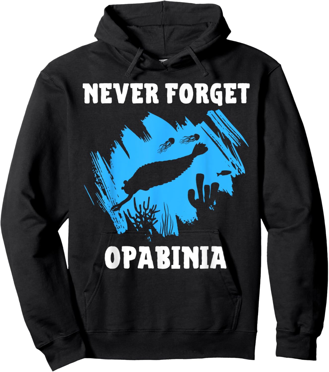 Never Forget Opabinia Extinct Arthropod Hoodie - Hoodie | Black