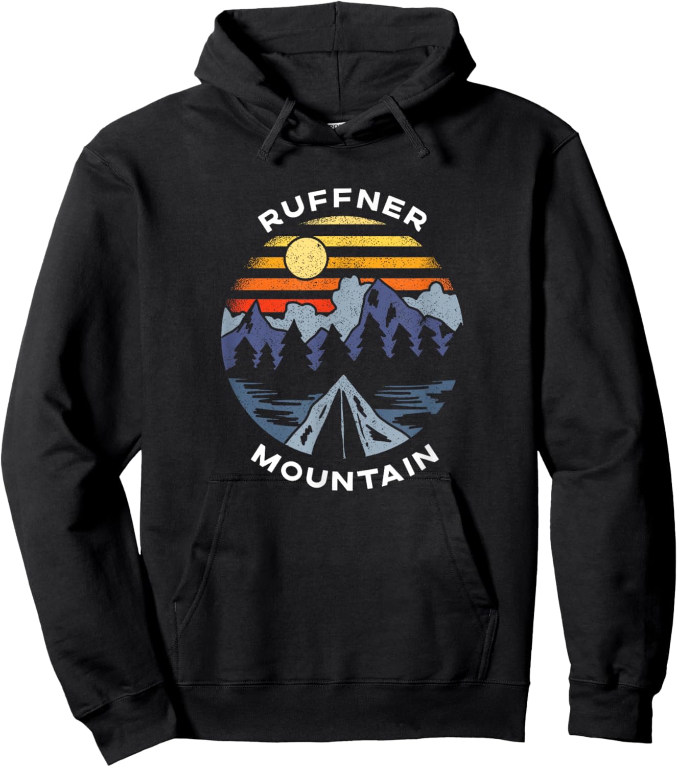 Ruffner Mountain Alabama Mountains Forest Vacation Souvenir Hoodie - Hoodie | Black