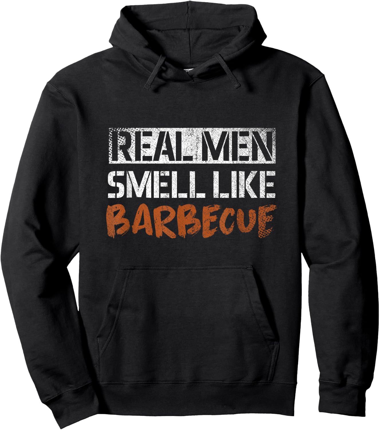 Real Men Smell Like Barbecue Hoodie - Hoodie | Black