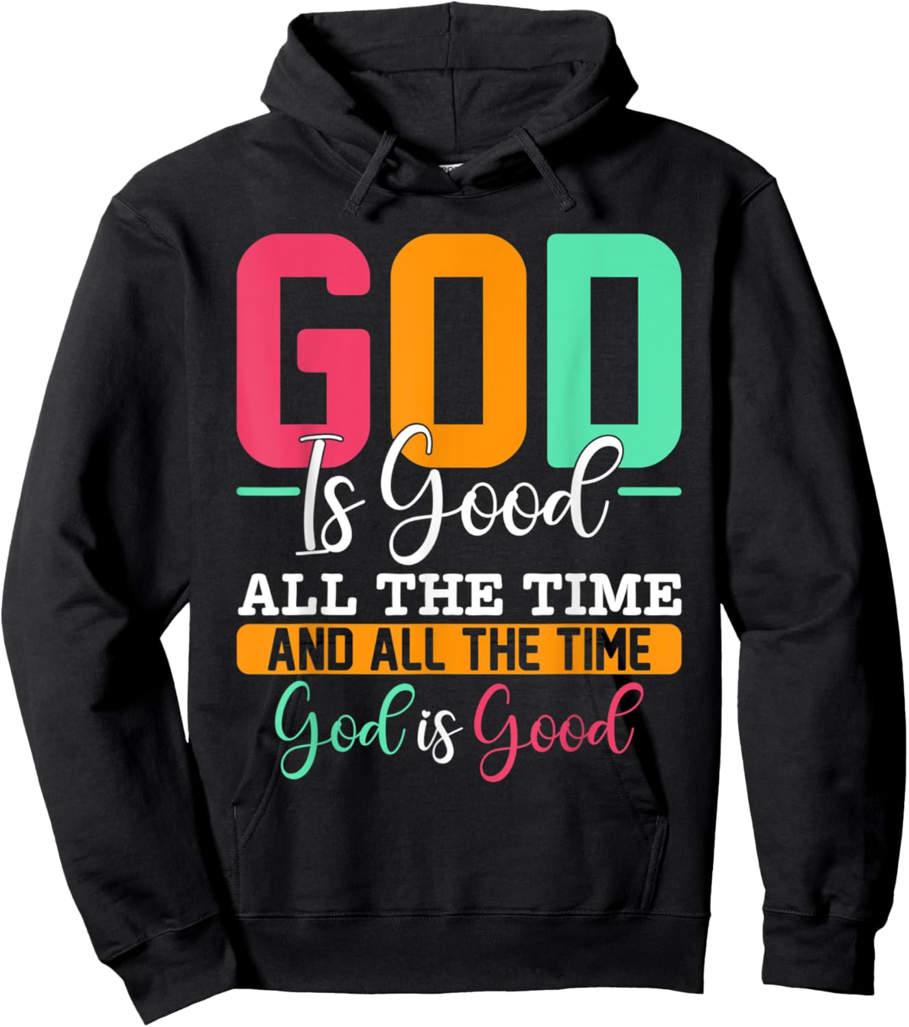 God Is Good Jesus Christian Religion Faith Church Hoodie - Hoodie | Black