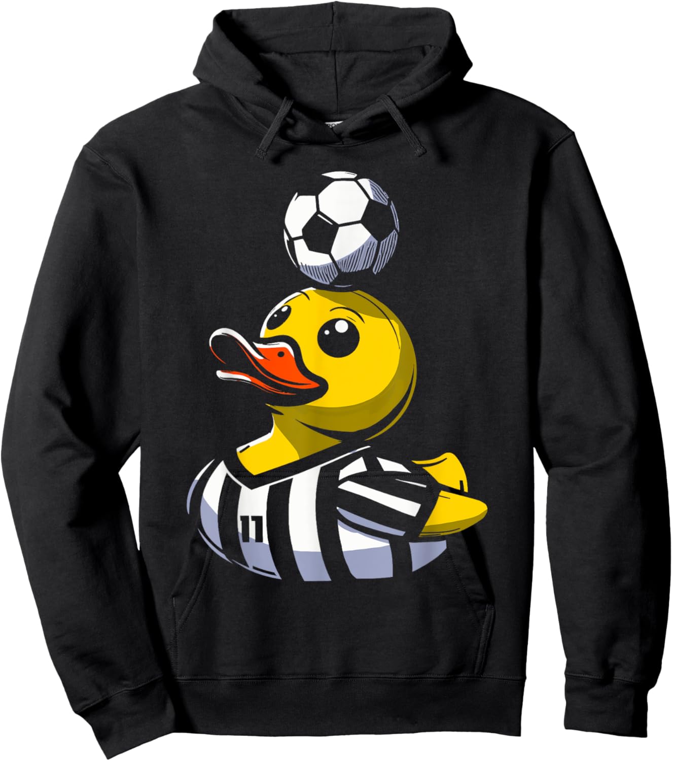 Soccer Rubber Duck Hoodie - Hoodie | Black