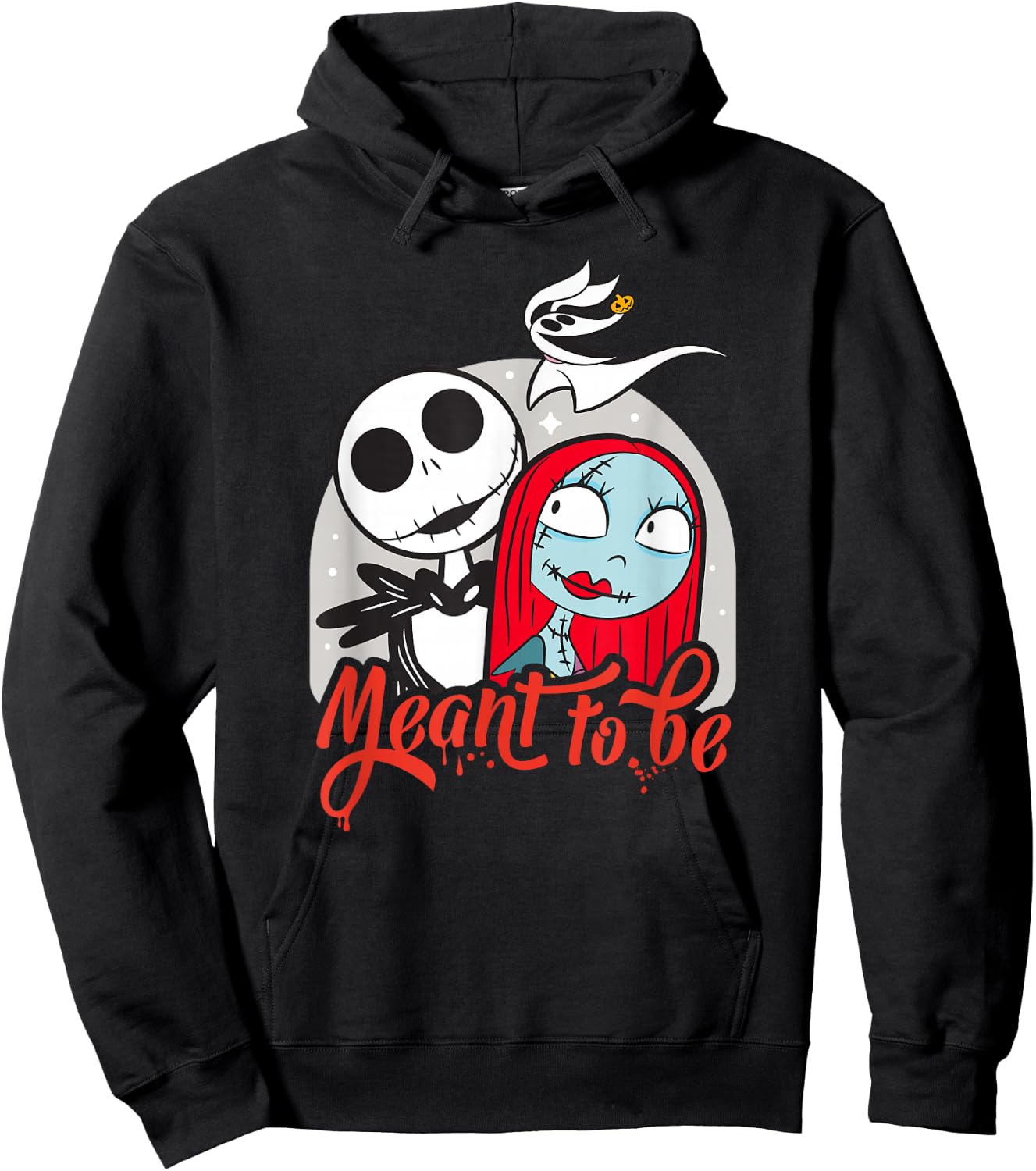 Disney The Nightmare Before Christmas Jack & Sally Hoodie - Hoodie | Black