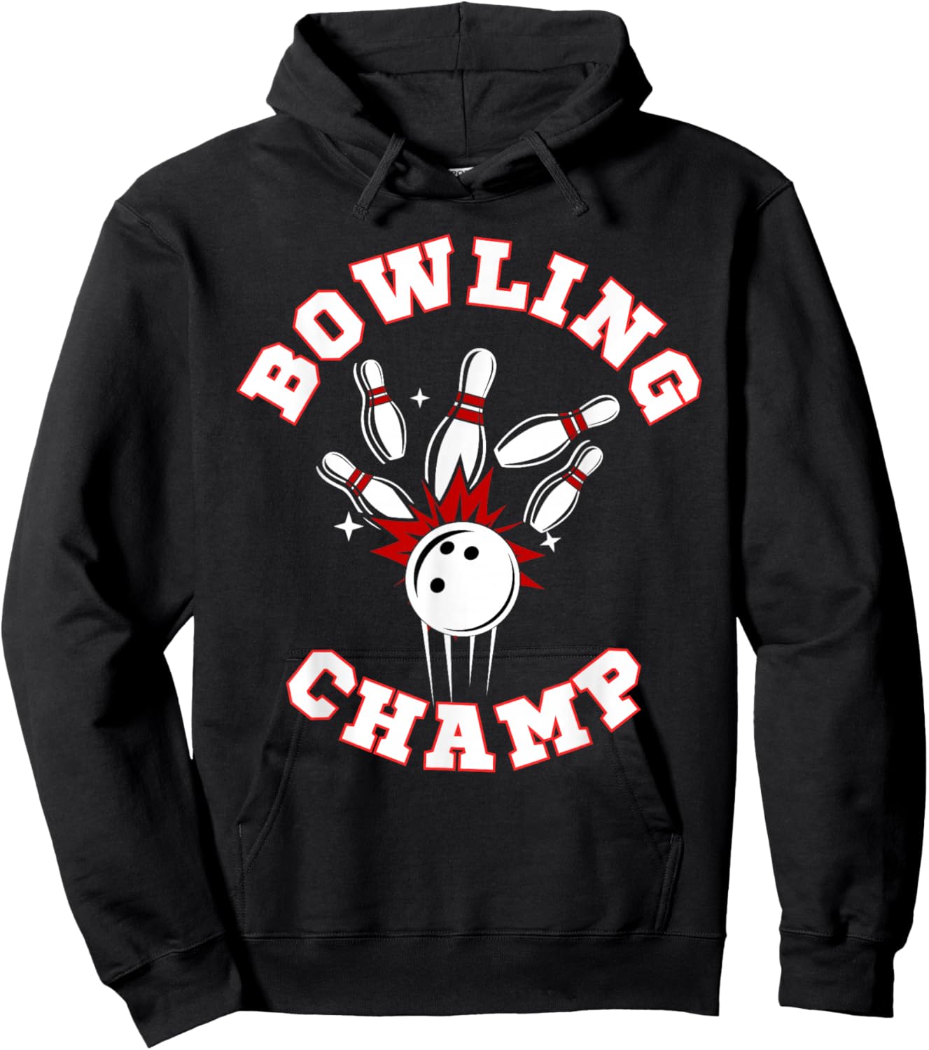 Bowling Champ Champion Hoodie - Hoodie | Black