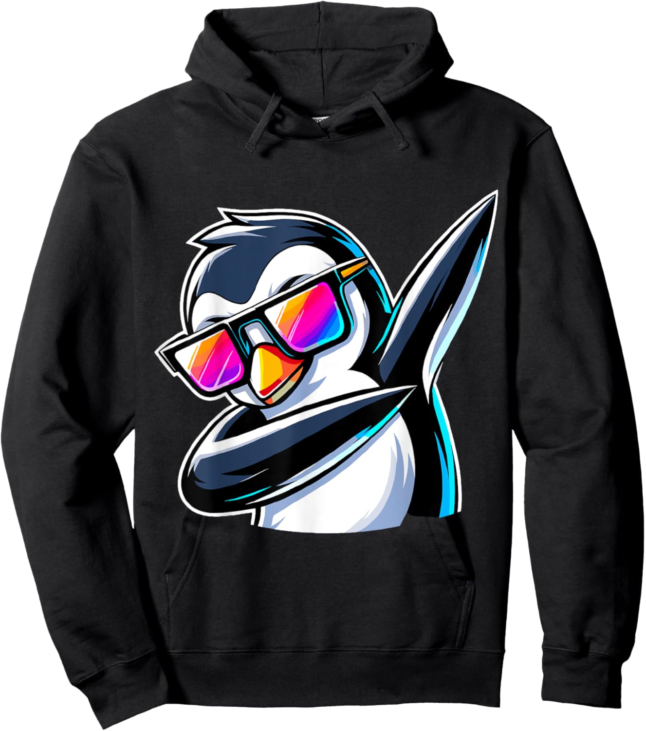 Dabbing Penguin Hoodie - Hoodie | Black