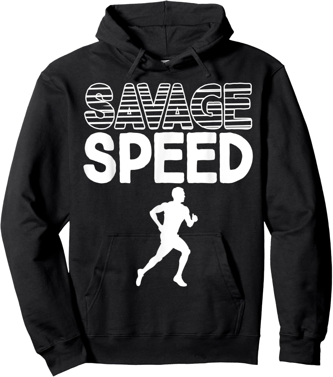Savage Speed Boys Track Runner Men Athlete Sports Fun Gift Hoodie - Hoodie | Black