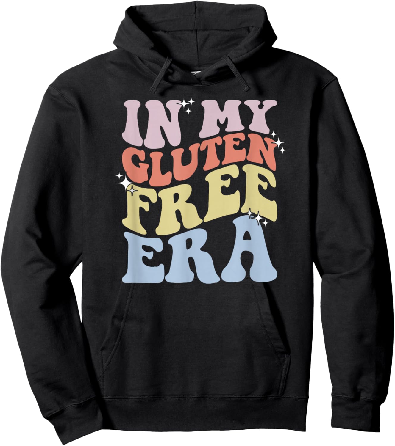 Gluten Intolerance Celiac Awareness in My Gluten Free Era Hoodie - Hoodie | Black
