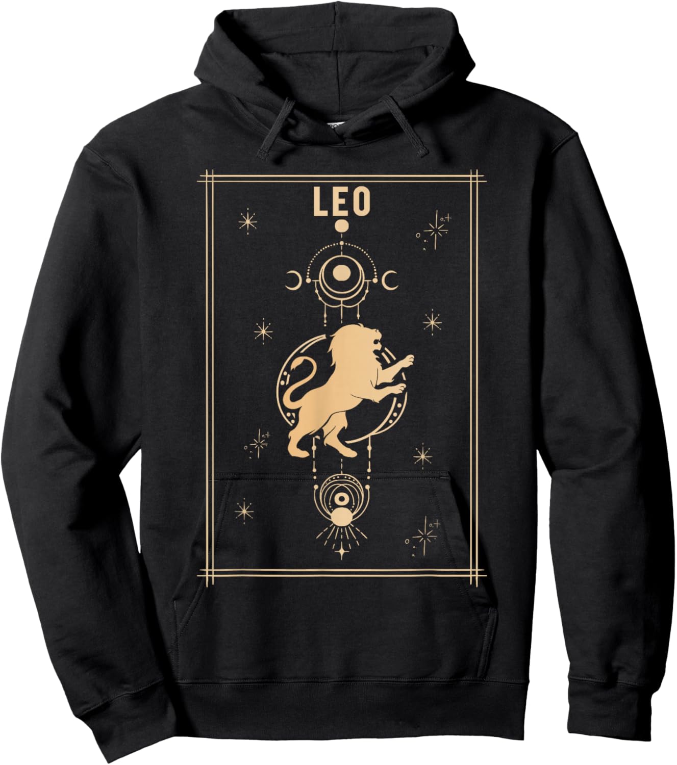 Leo Zodiac Gifts Born In August Birthday Season Men Women Hoodie - Hoodie | Black