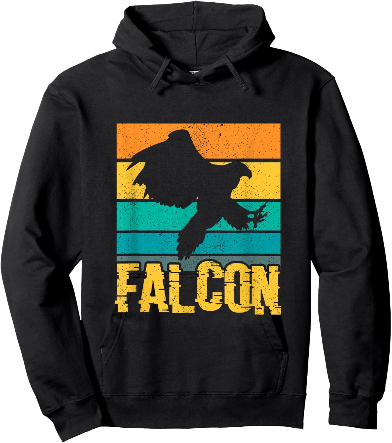 Falcon Bird Gift Falconry & Falconer Lover Hoodie - Hoodie | Black