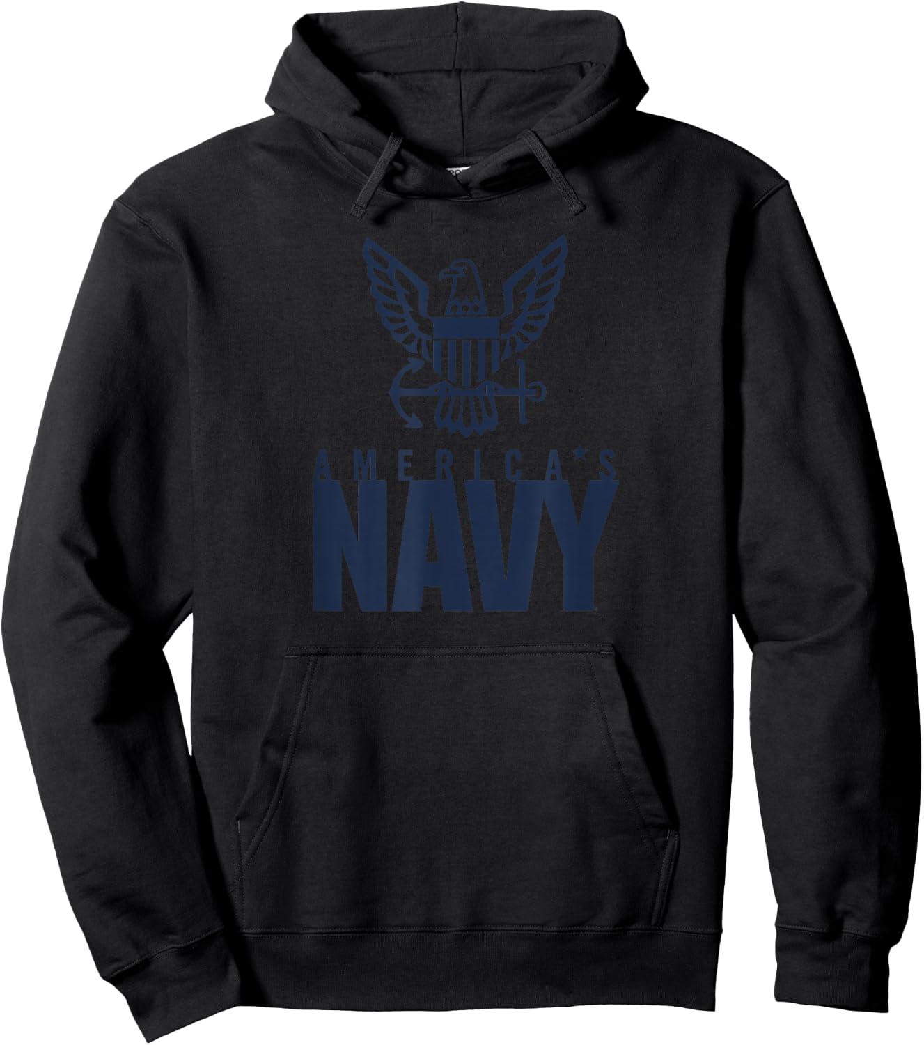 U.S. Navy Eagle Logo Hoodie - Hoodie | Black