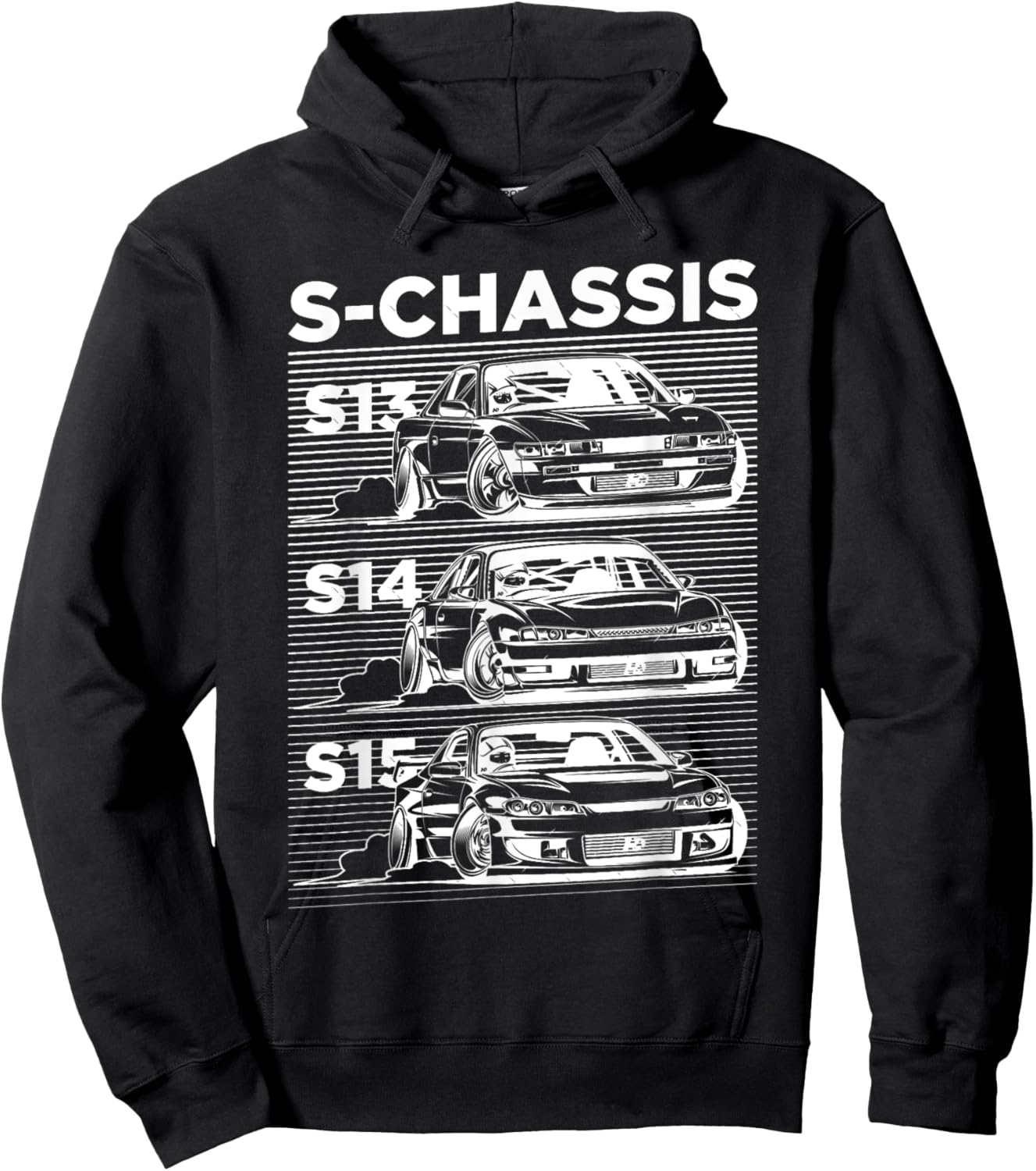 Silvia s13 s14 s15 lover sport car Hoodie - Hoodie | Black