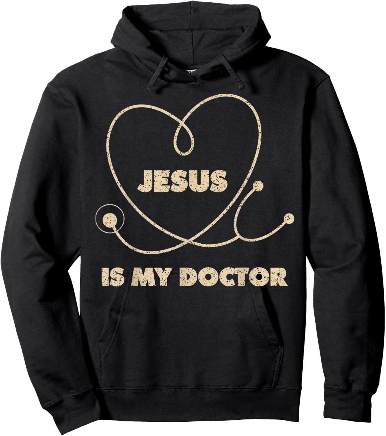 Vintage Jesus Is My Doctor T Shirt Doctor Jesus Hoodie - Hoodie | Black